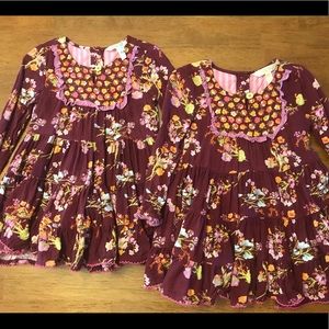 Twin girls fall Matilda Jane dress